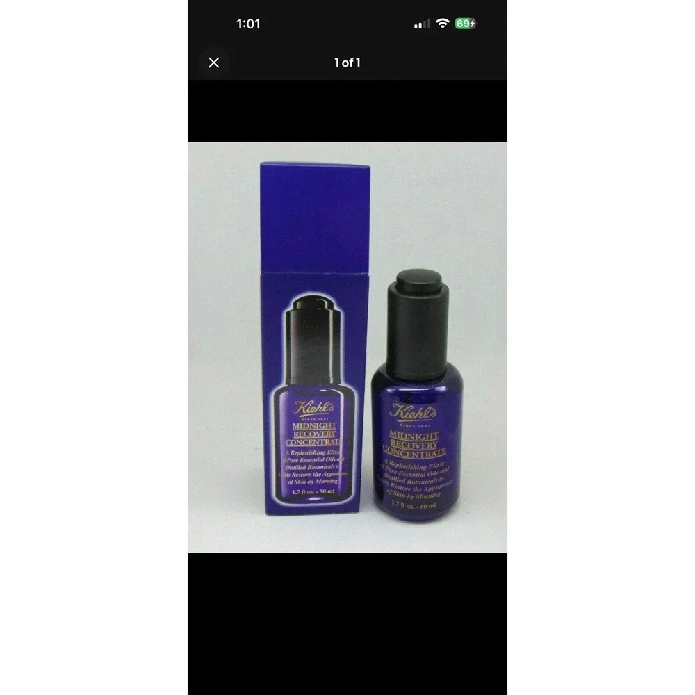 NEW  Kiehls Midnight Recovery Concentrate 1.7 oz / 50 ml